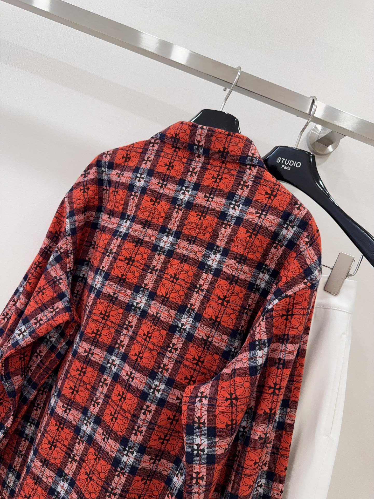 Chrome Hearts Cross Pattern Flannel Shirt W6011202 - Image 7