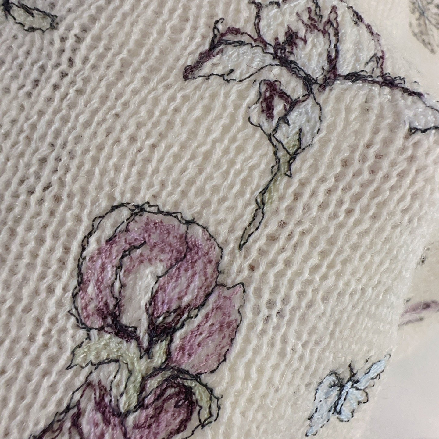 Dior Embroidered Sweater White Alpaca W6011201 - Image 4