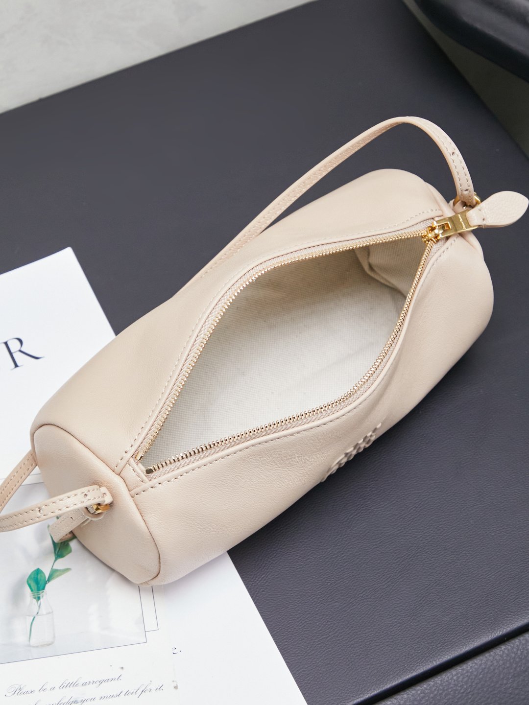 Miu Miu Nappa Leather Pouch B6011303 - Image 11