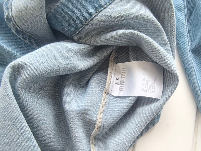 Miu Miu Cotton Denim Shirt W6011402 - Image 8