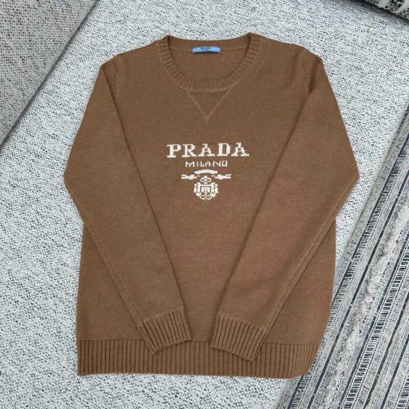 Prada wool and cashmere blended logo sweater W6011502