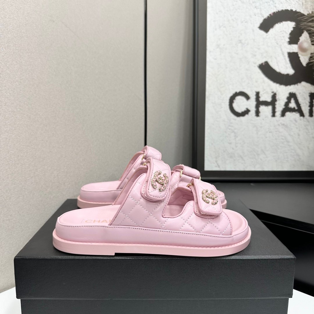 CHANEL Velcro Beach Sandals B6011505 - Image 2
