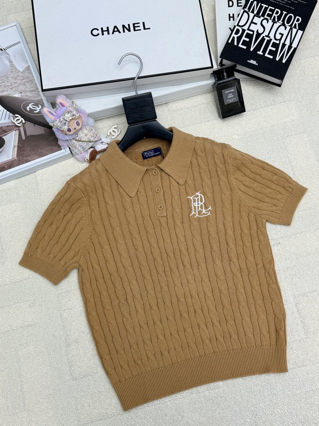 Ralph Lauren polo-style knitted short-sleeved shirt W6011506 - Image 5