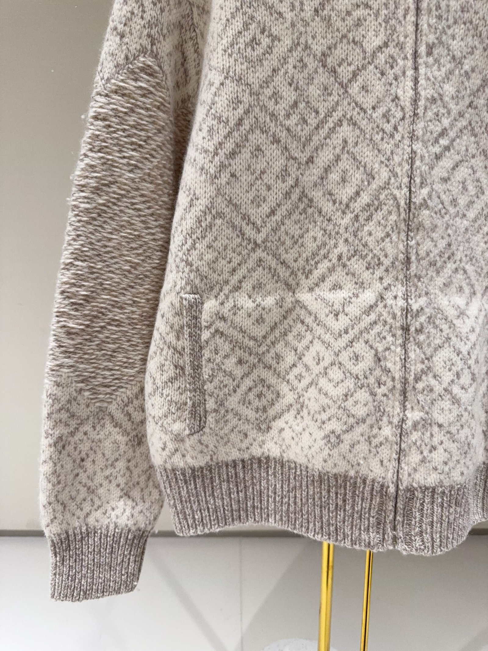 Loro Piana Paroo Sweater Cashmere Beige W6011604 - Image 5