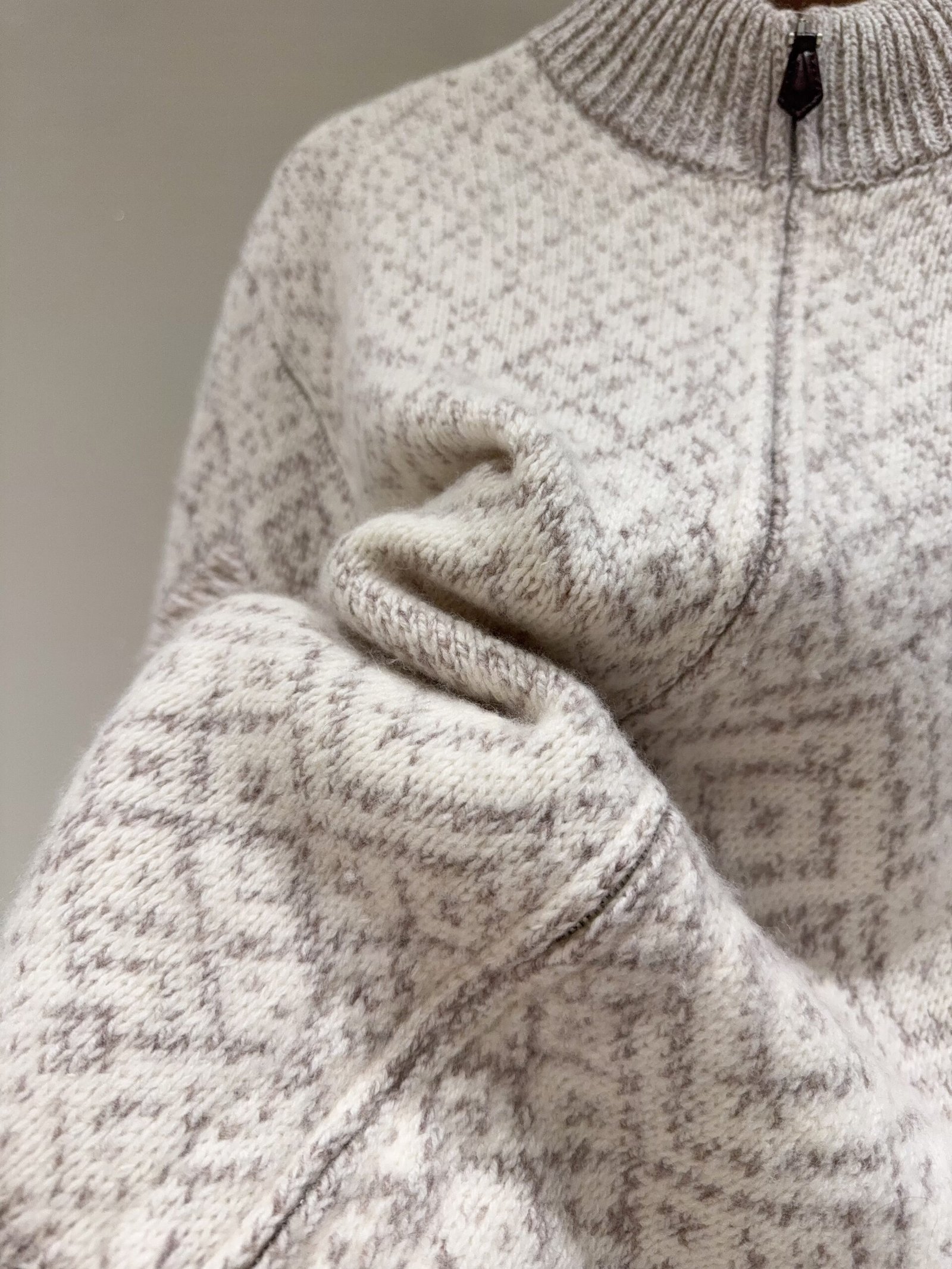 Loro Piana Paroo Sweater Cashmere Beige W6011604 - Image 6