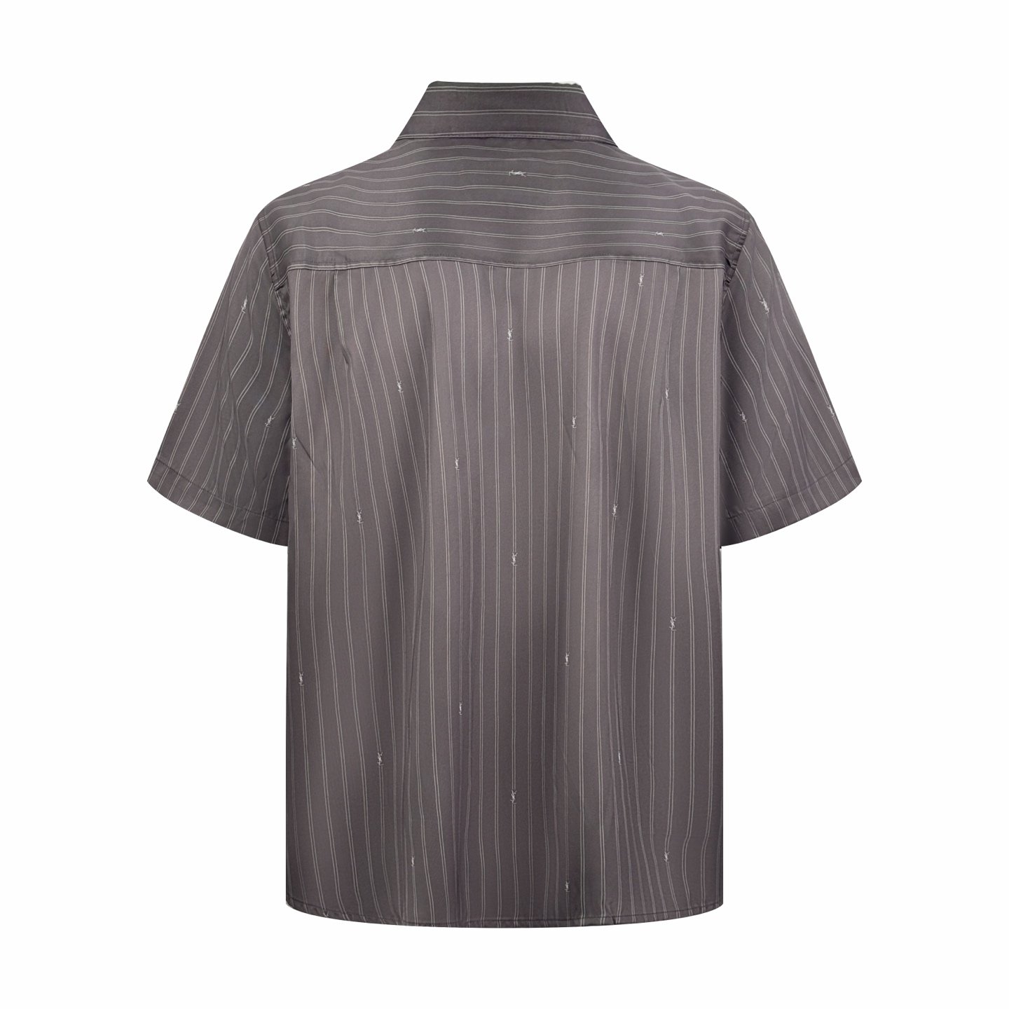Saint Laurent Men's Cassandre Short-Sleeved Button-Front M6011601 - Image 3