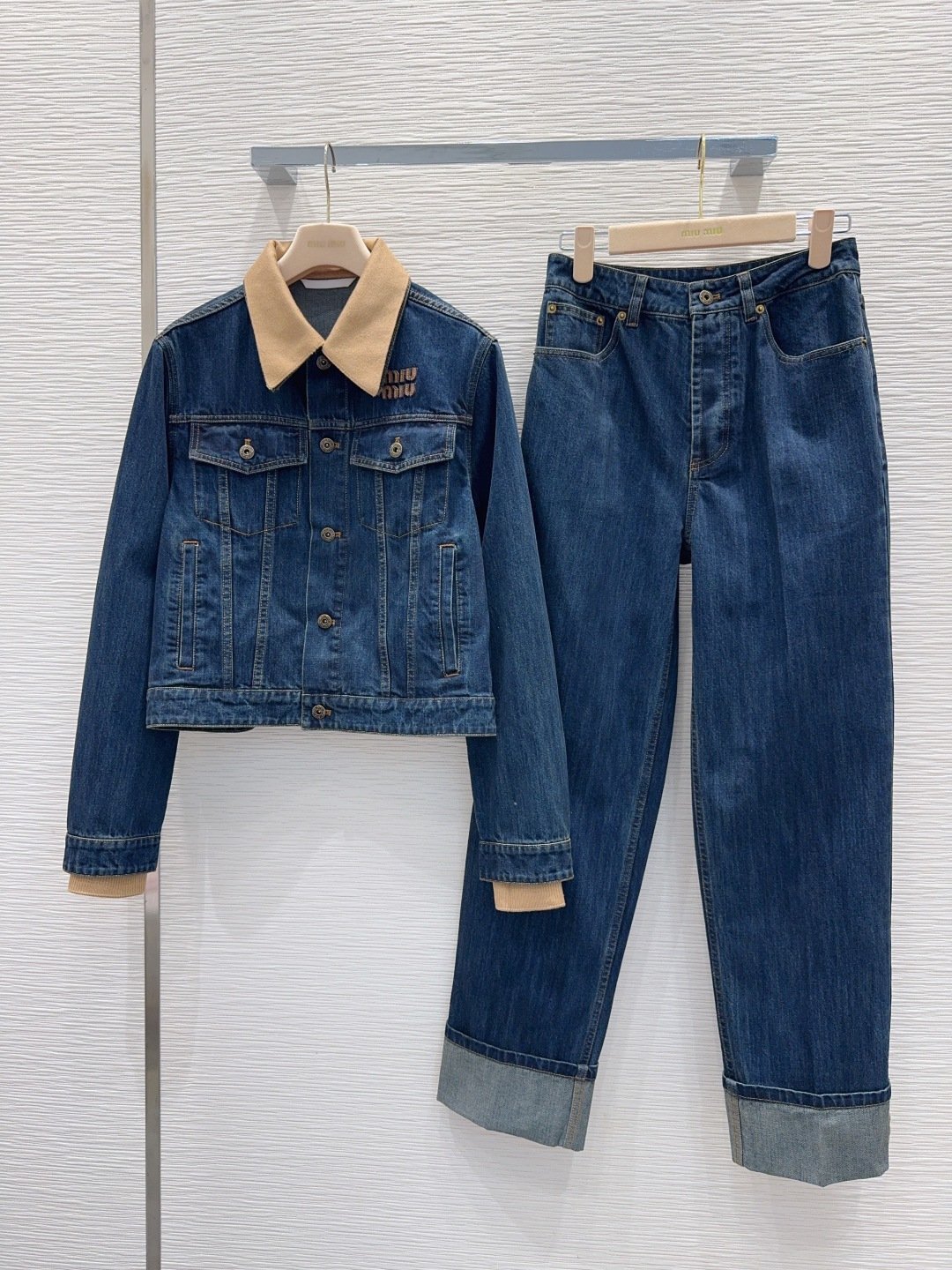 Miumiu denim suit W6011607