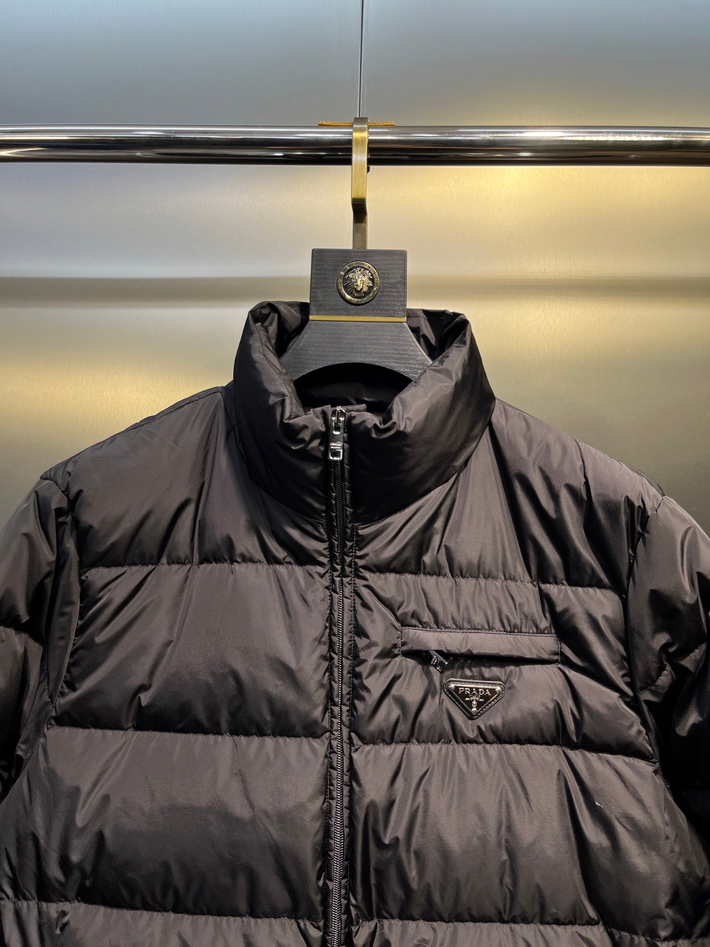 Prada motorcycle-style down jacket M6011902 - Image 3