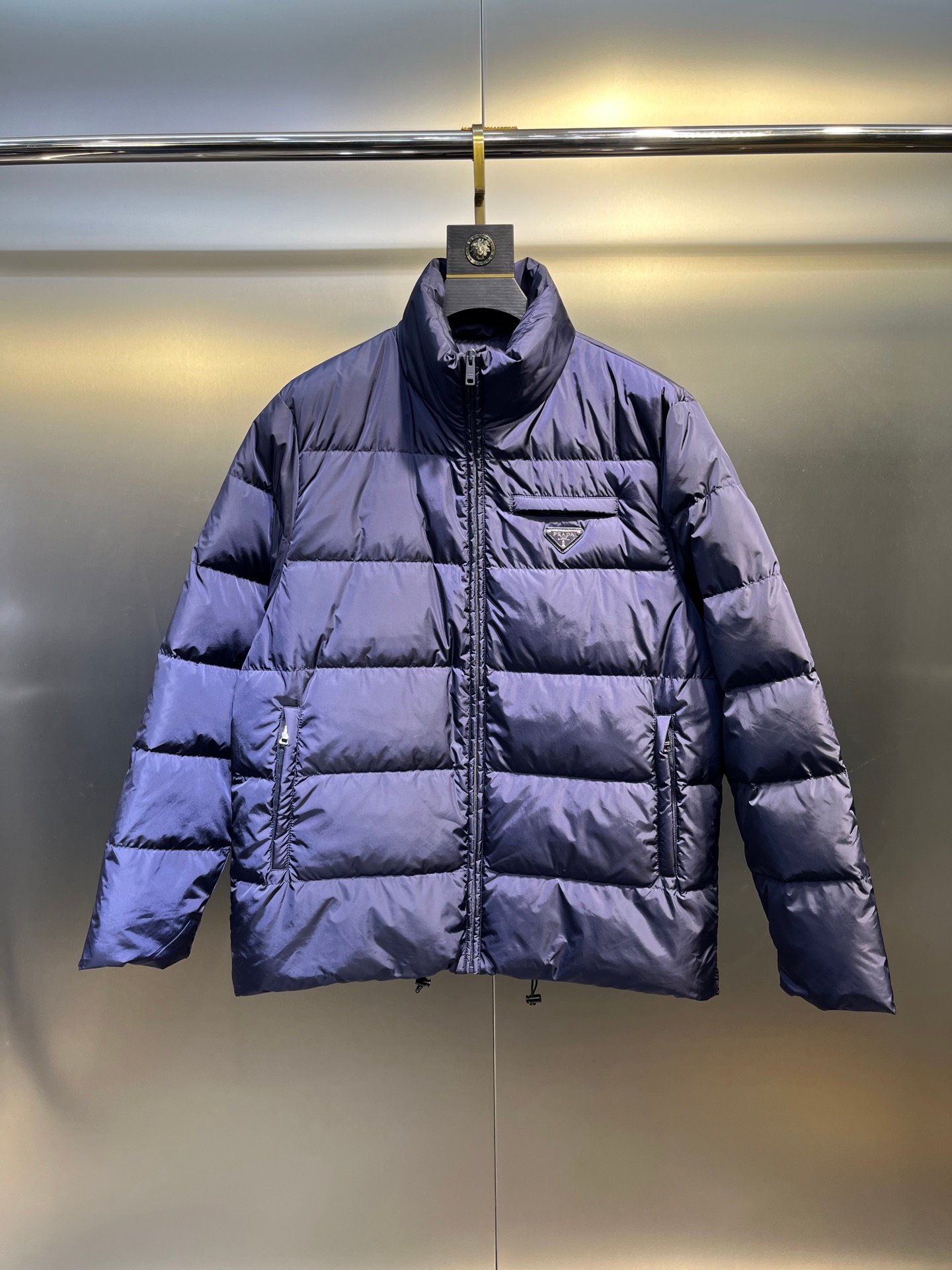 Prada motorcycle-style down jacket M6011902 - Image 7
