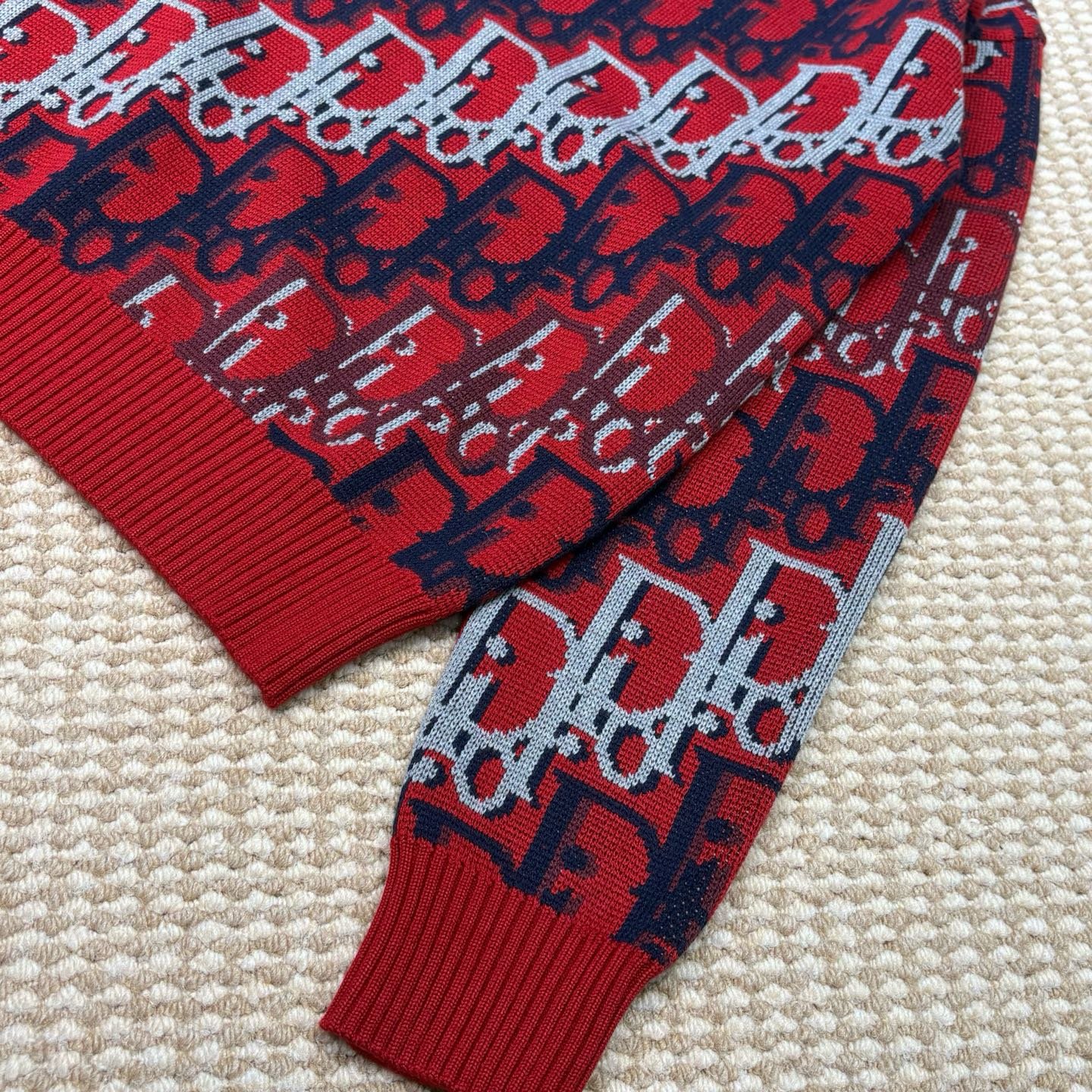 Dior Oblique Sweater in red M6011903 - Image 7