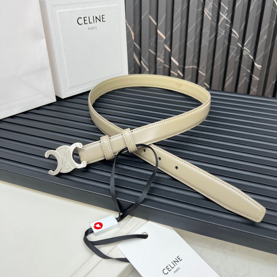CELINE Medium 25MM Triomphe Belt B6011903 - Image 6