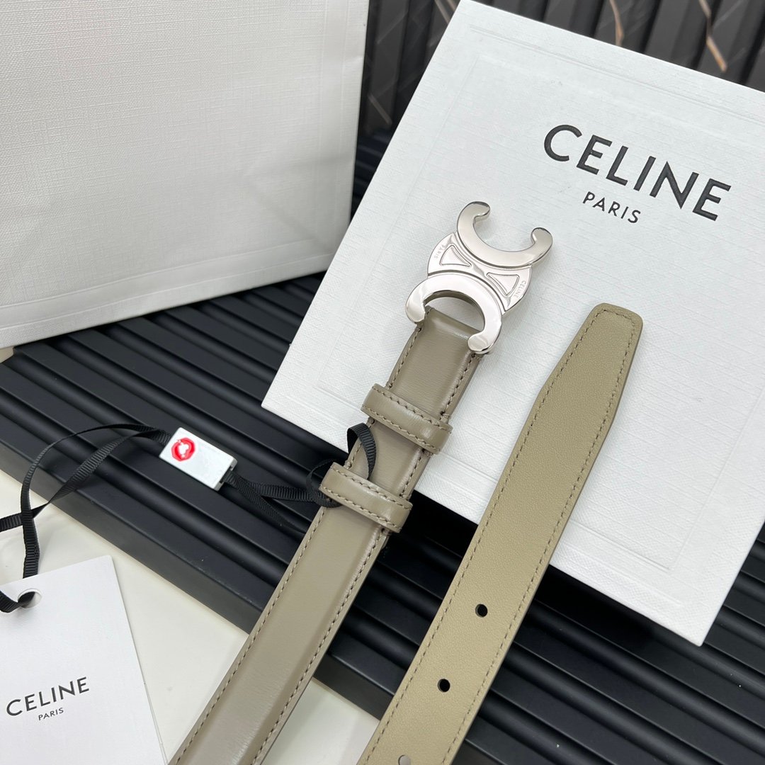 CELINE Medium 25MM Triomphe Belt B6011903 - Image 7