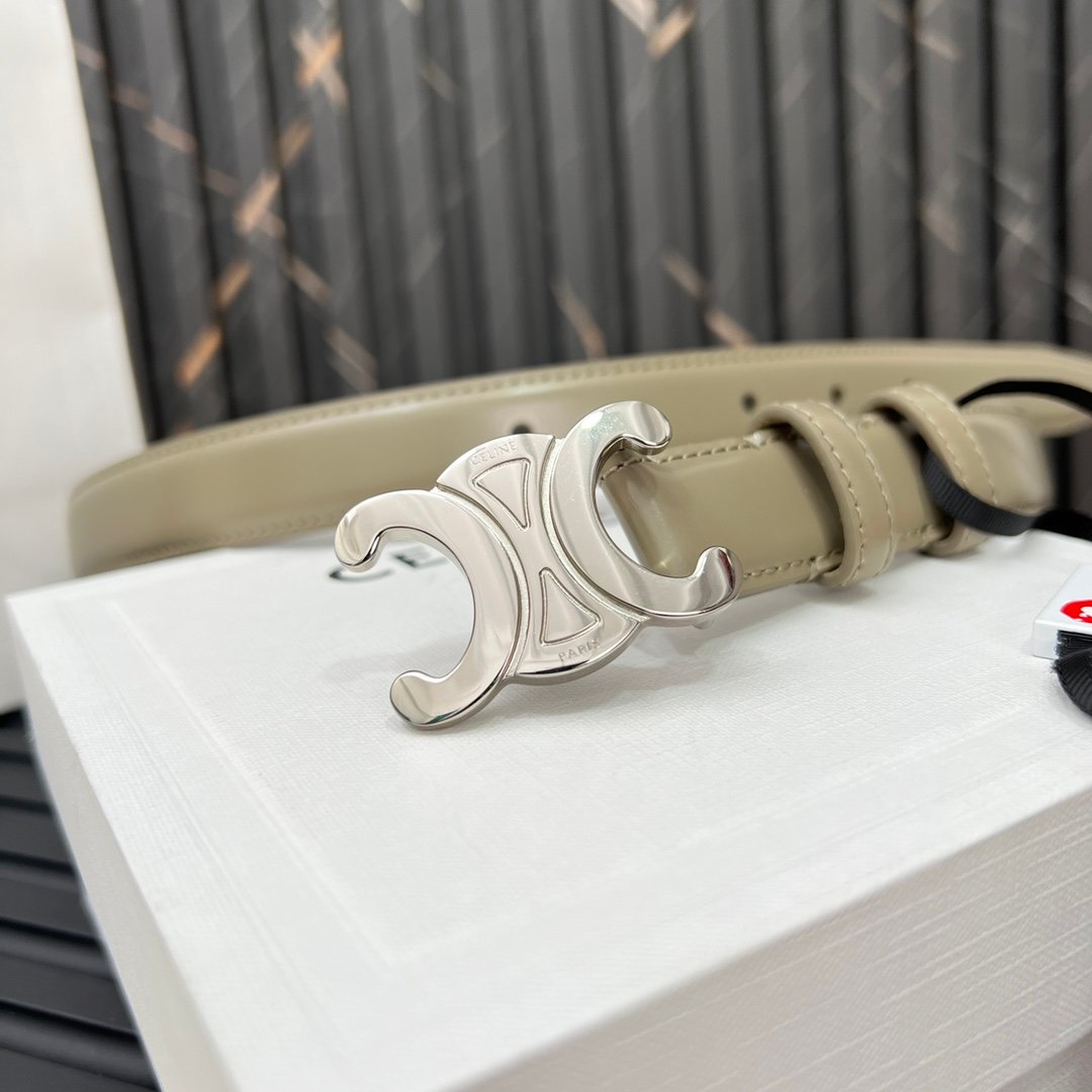 CELINE Medium 25MM Triomphe Belt B6011903 - Image 8