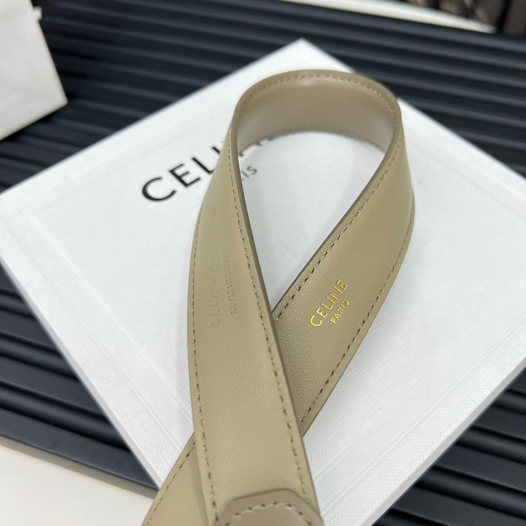 CELINE Medium 25MM Triomphe Belt B6011903 - Image 9
