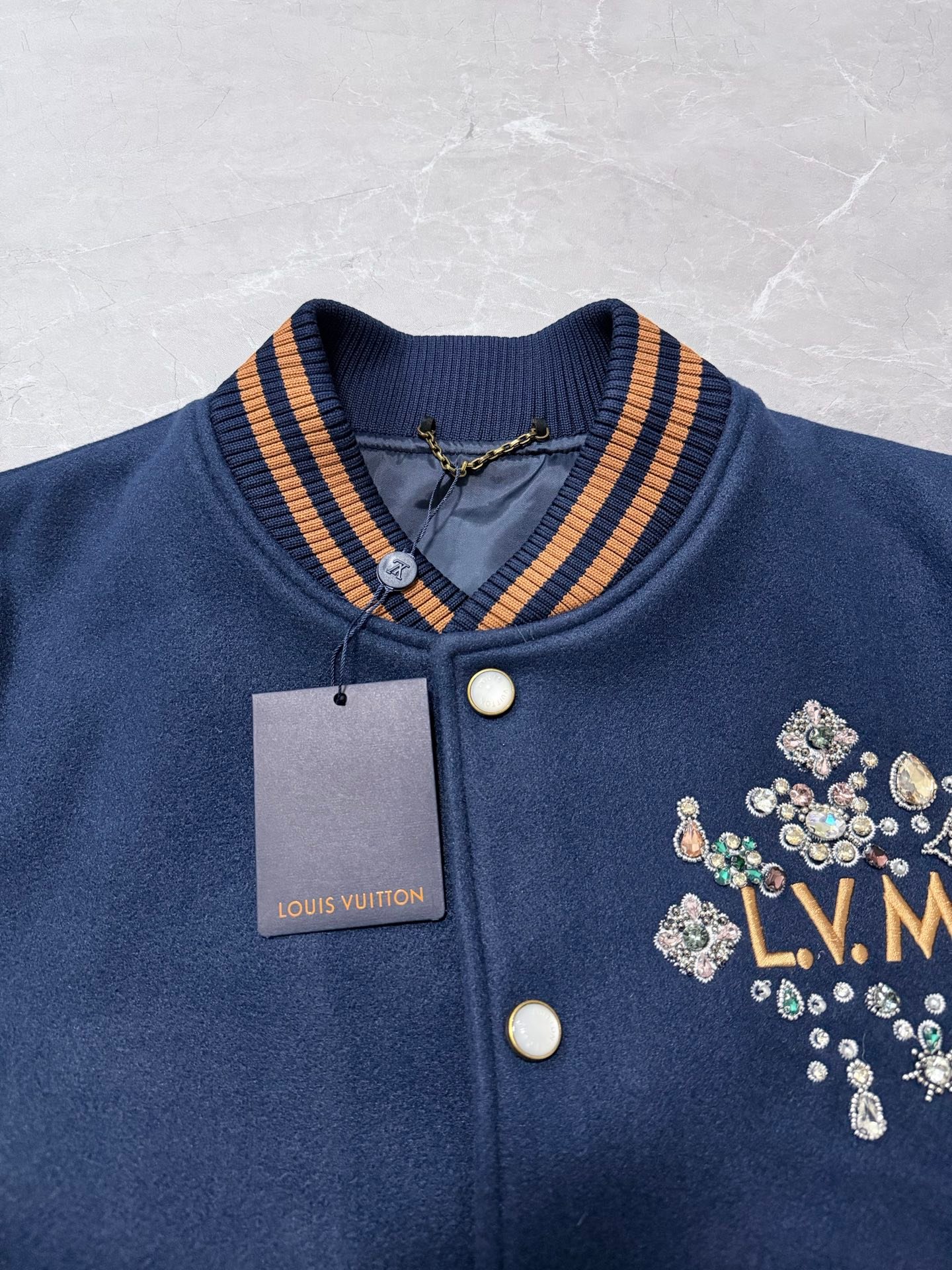 Louis Vuitton Embellished Varsity Jacket M6012001 - Image 4