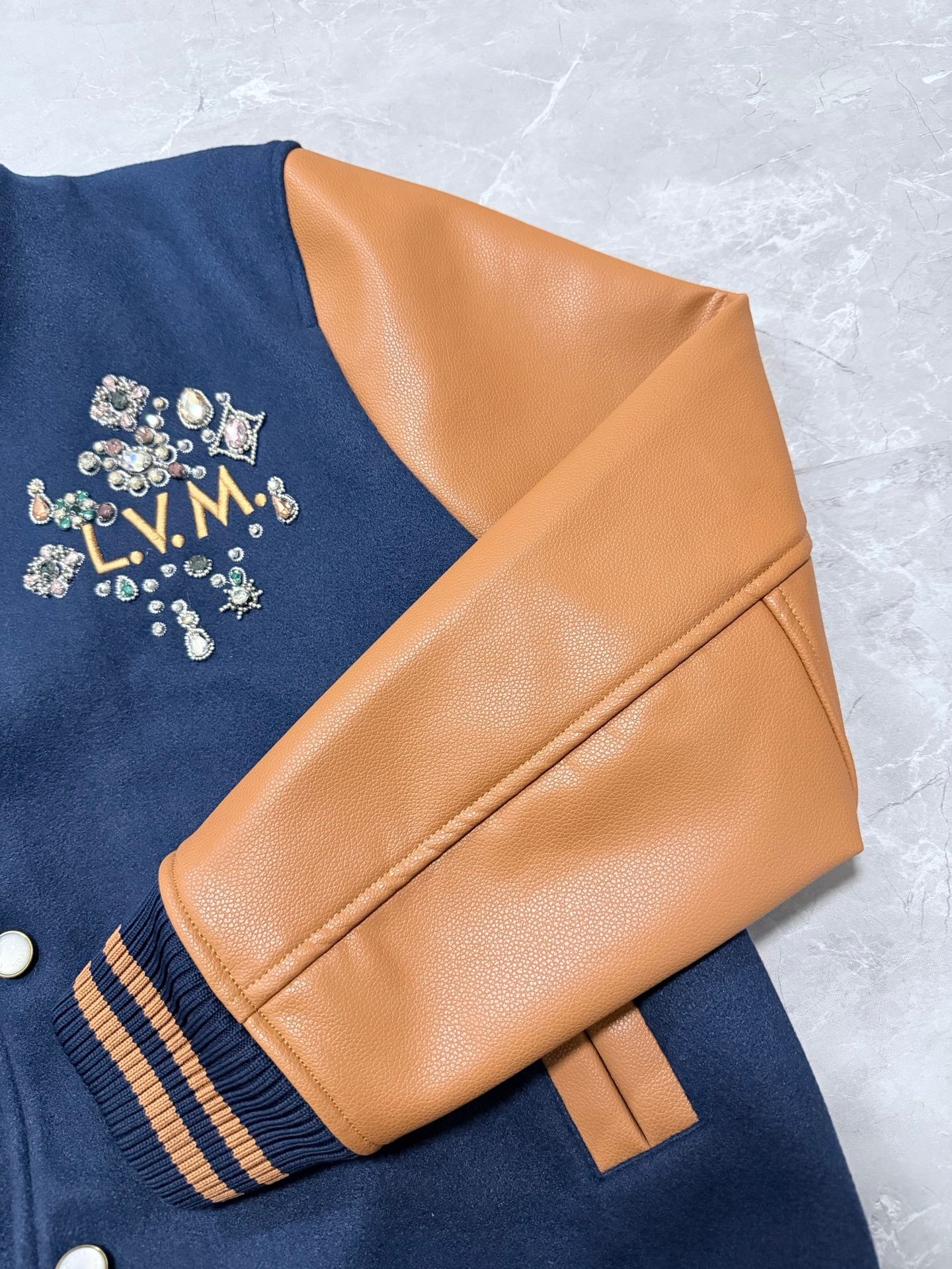 Louis Vuitton Embellished Varsity Jacket M6012001 - Image 6