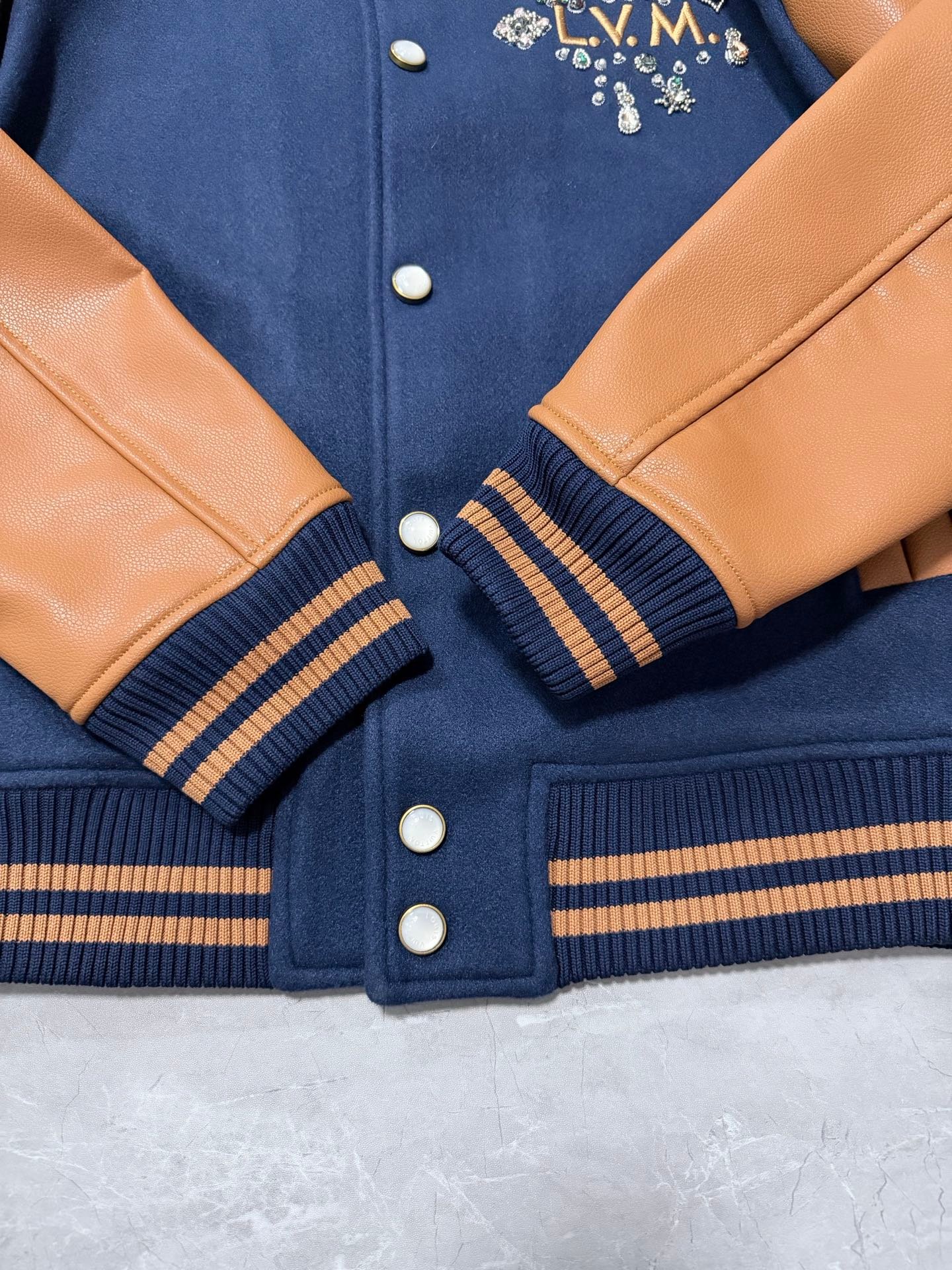 Louis Vuitton Embellished Varsity Jacket M6012001 - Image 7