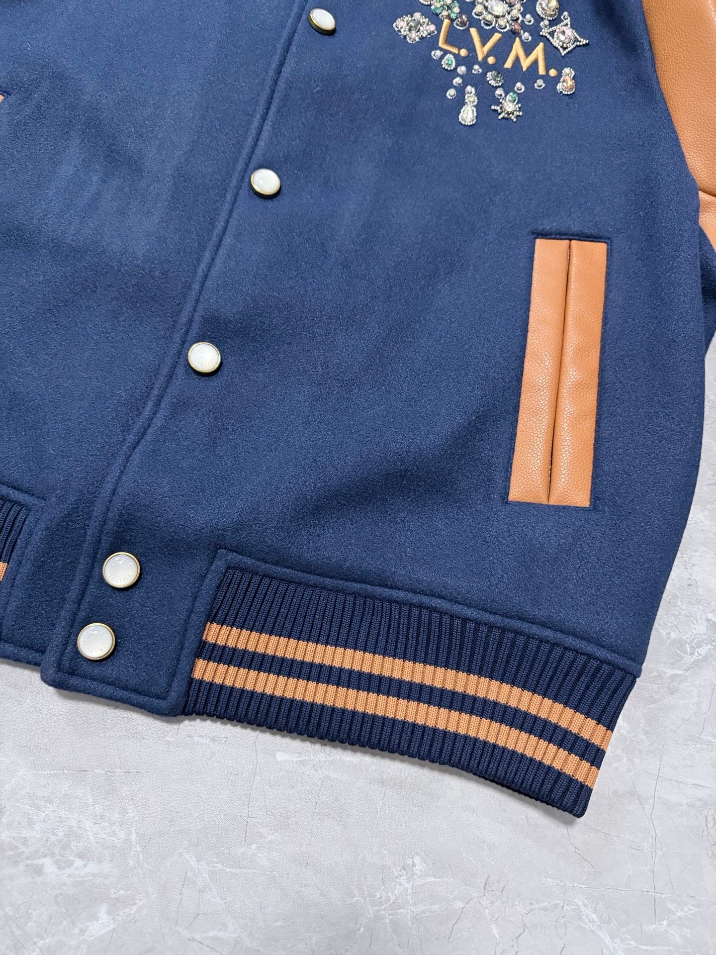 Louis Vuitton Embellished Varsity Jacket M6012001 - Image 8