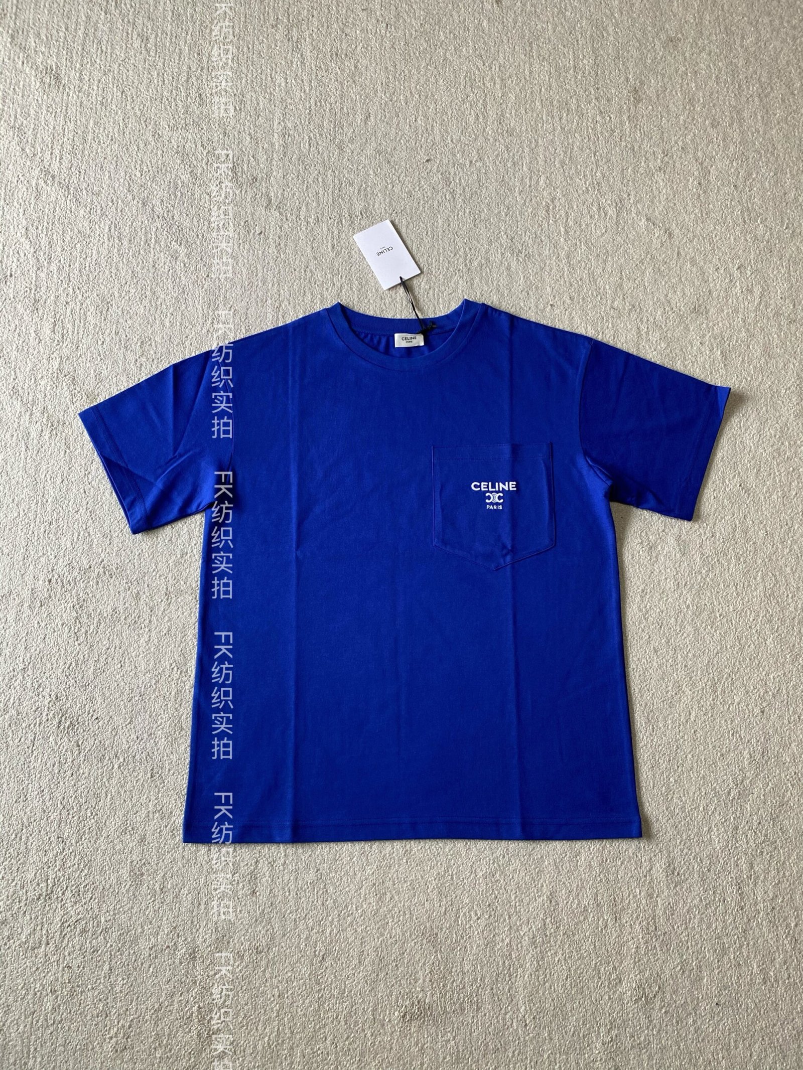 CELINE embroidered pocket short-sleeved shirt M6012006 - Image 2