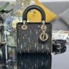 Dior Four-Panel Embroidered Glitter Bead Tote Bag B6012007