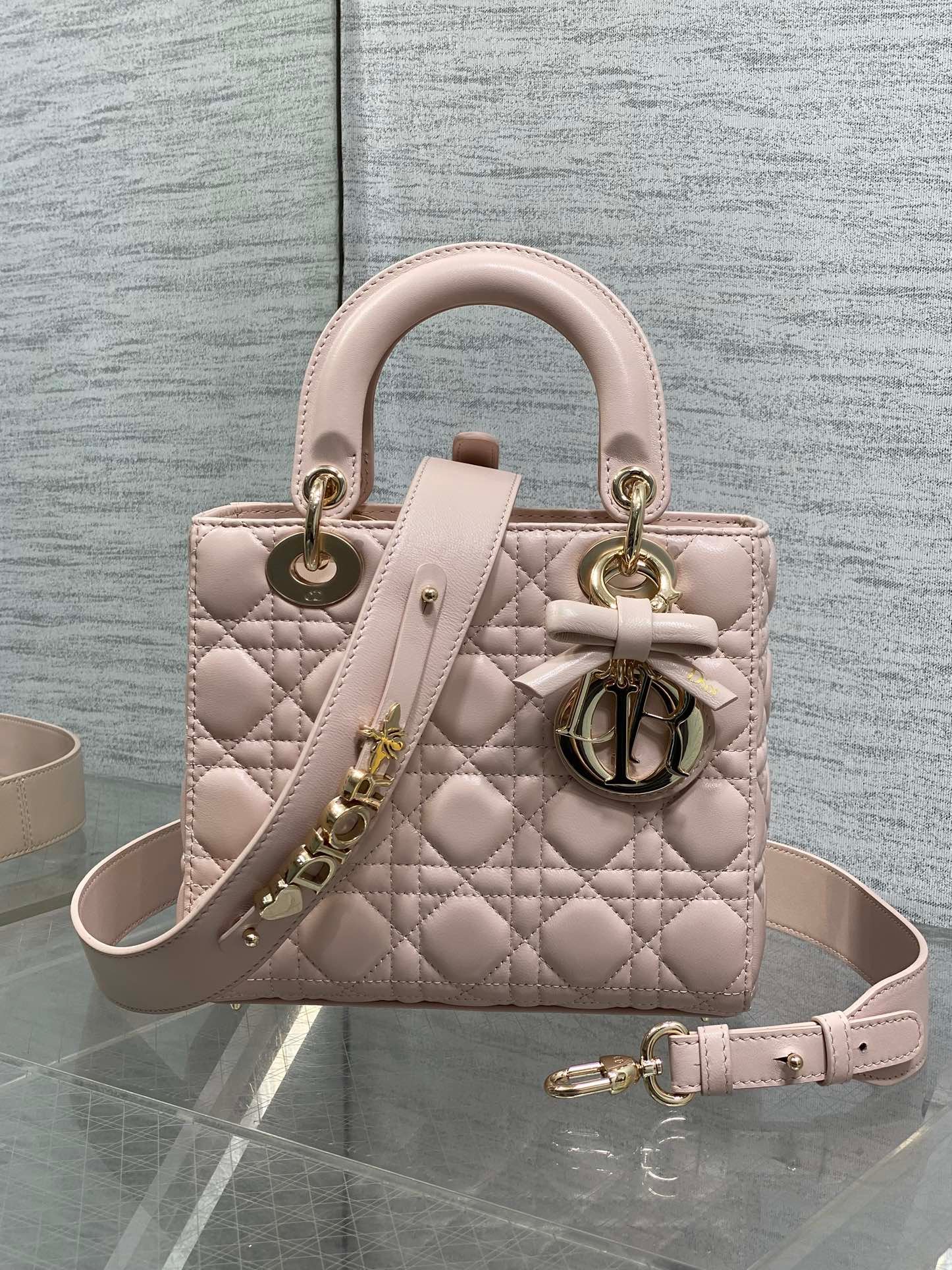 Dior Four-Panel Butterfly Knot Duchess Bag B012208 - Image 2