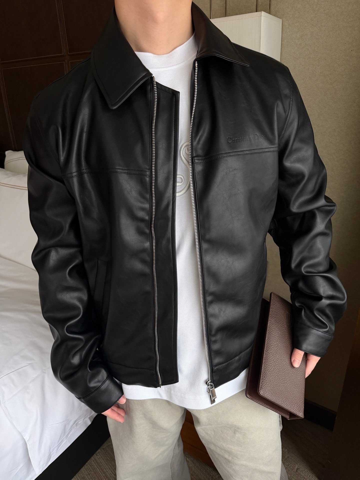 Dior Cannage Blouson Jacket Black CalfskinC M6012303 - Image 9
