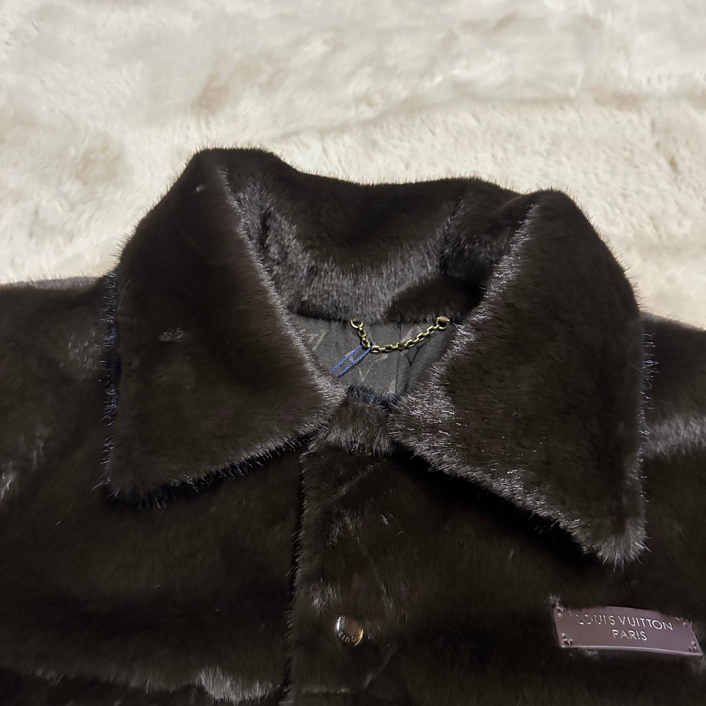 Louis Vuitton Mink Trucker Jacket M6012602 - Image 4