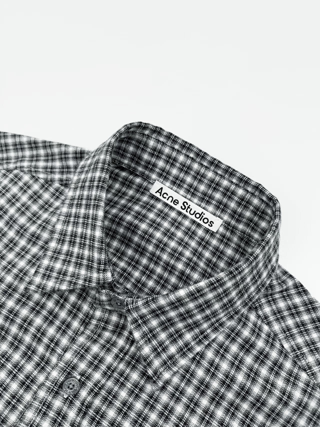 Acne Studios - Flannel button-up shirt M6012603 - Image 4