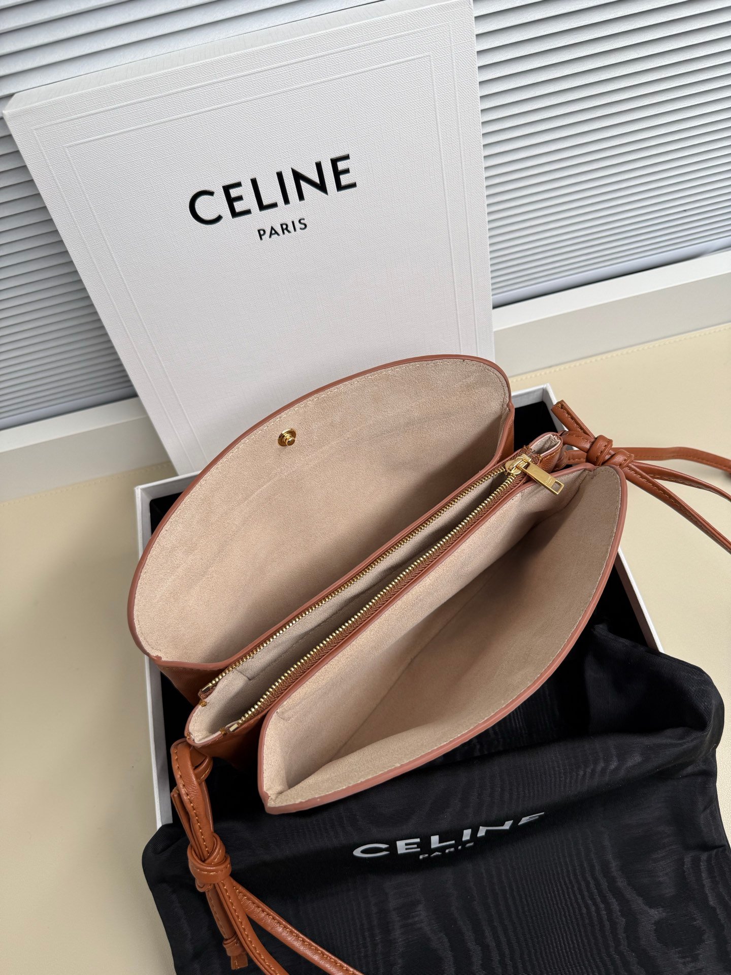 Celine Women's Trio Leather Mini Bag B6012702 - Image 9