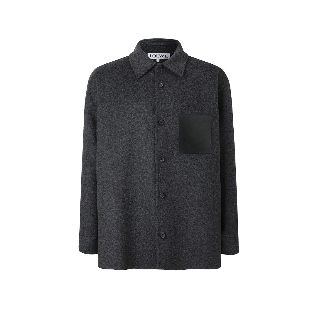 Loewe Overshirt in wool and cashmere M6012703