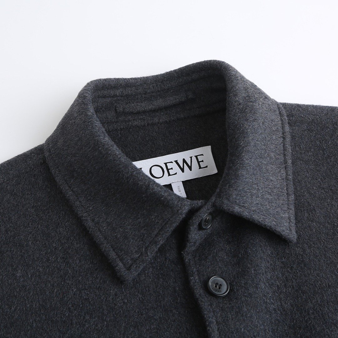 Loewe Overshirt in wool and cashmere M6012703 - Image 5