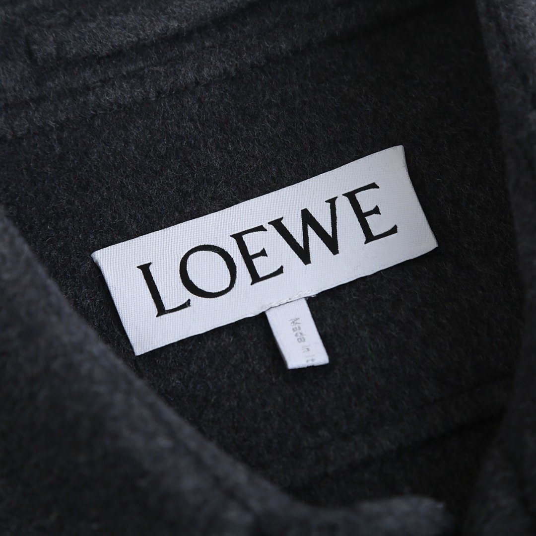 Loewe Overshirt in wool and cashmere M6012703 - Image 8