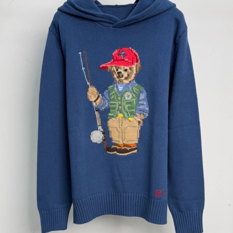 Ralph Lauren Polo Bear Cotton Hooded Sweater M6012901