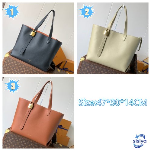 Louis Vuitton Low Key Cabas MM Textured Cowhide Tote Bag B6010501