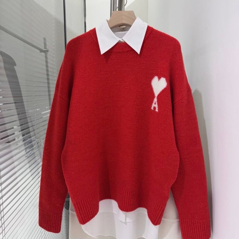 AMI Paris ​Ami De Coeur Alpaca-Wool Sweater W6020205