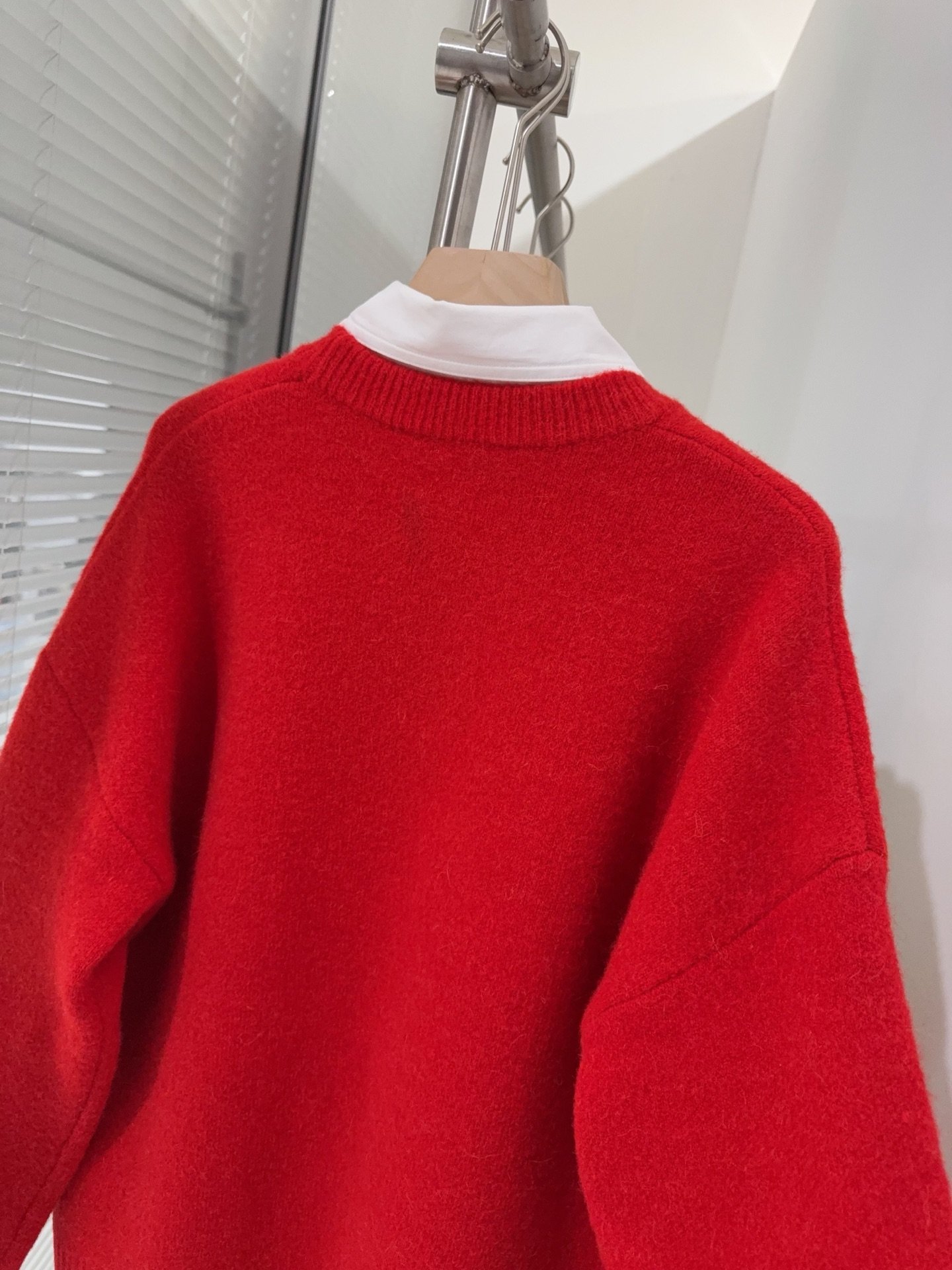 AMI Paris Ami De Coeur Alpaca-Wool Sweater W6020205 - Image 7