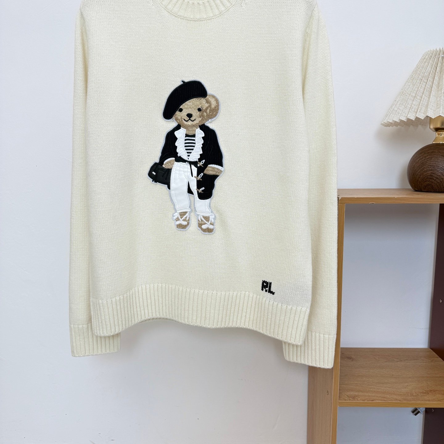 RL Round-neck Heavyweight Patch Embroidered Bear W6020304 - Image 3