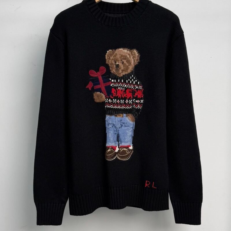 Ralph Lauren Polo Bear Cotton-Linen Blended Sweater W6020307