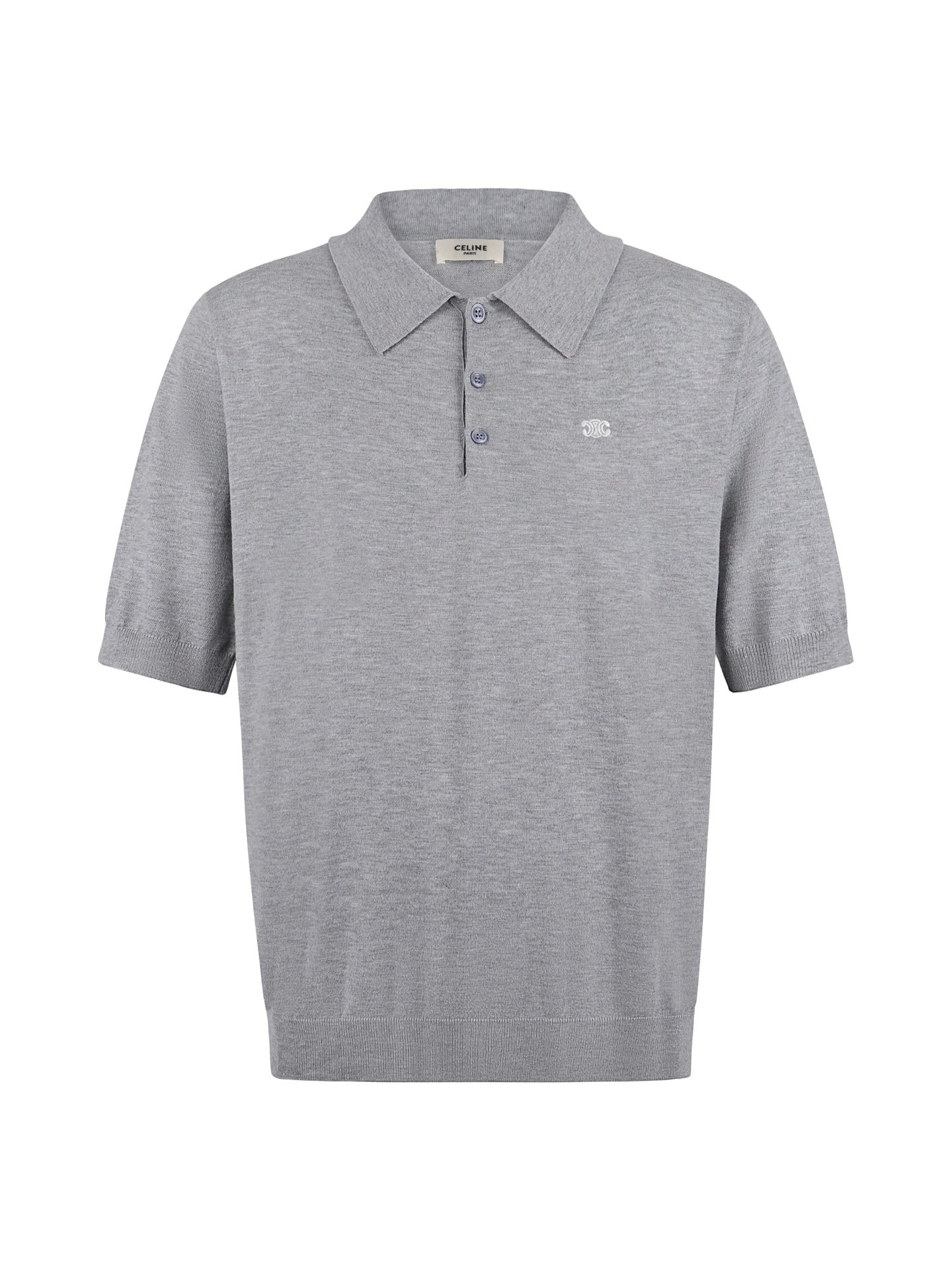 CELINE Triomphe Polo in Fine Cotton M6020407 - Image 2
