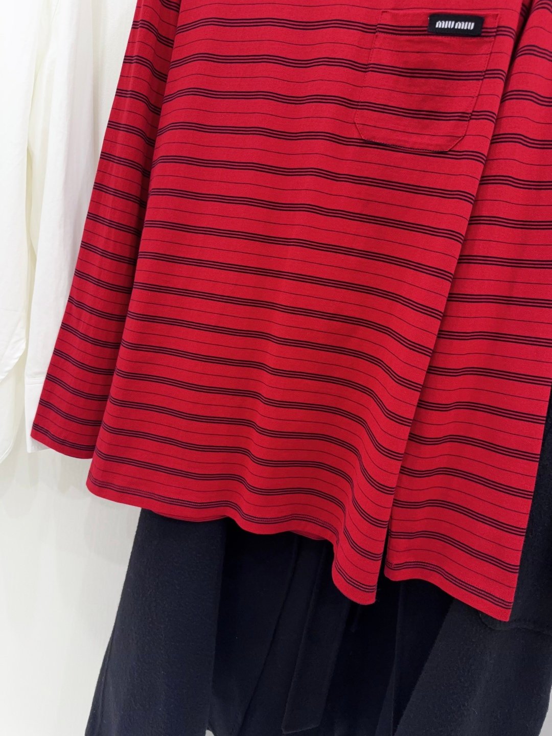 Miu Miu cotton jersey T-shirt W6020508 - Image 6