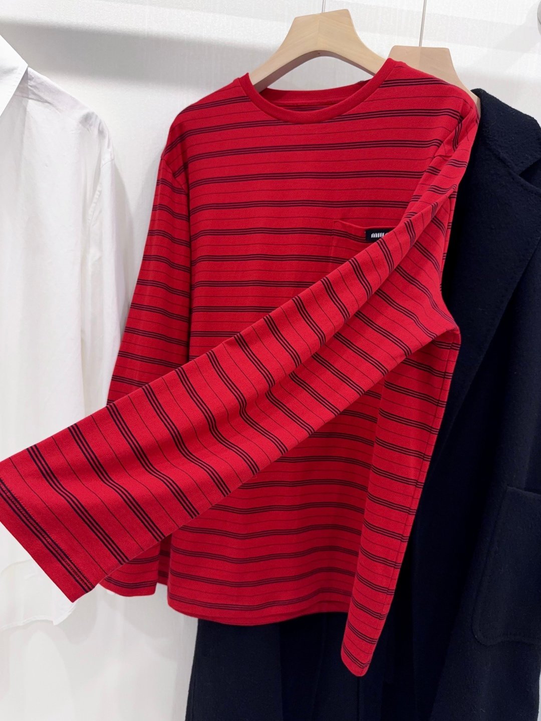 Miu Miu cotton jersey T-shirt W6020508 - Image 7