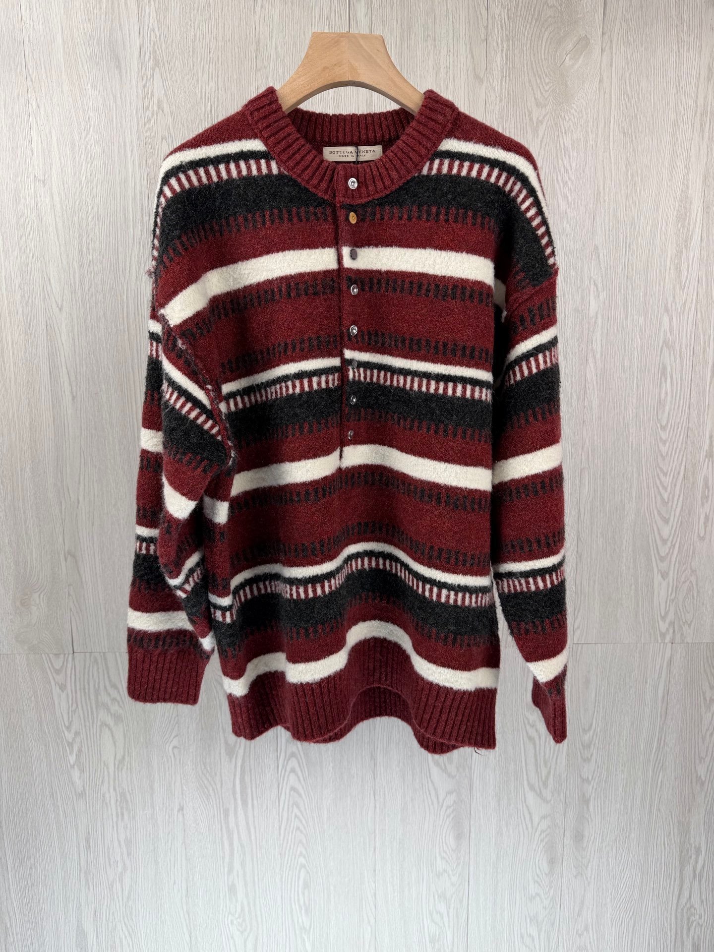 Bottega Veneta Striped wool polo sweater M6020701 - Image 4