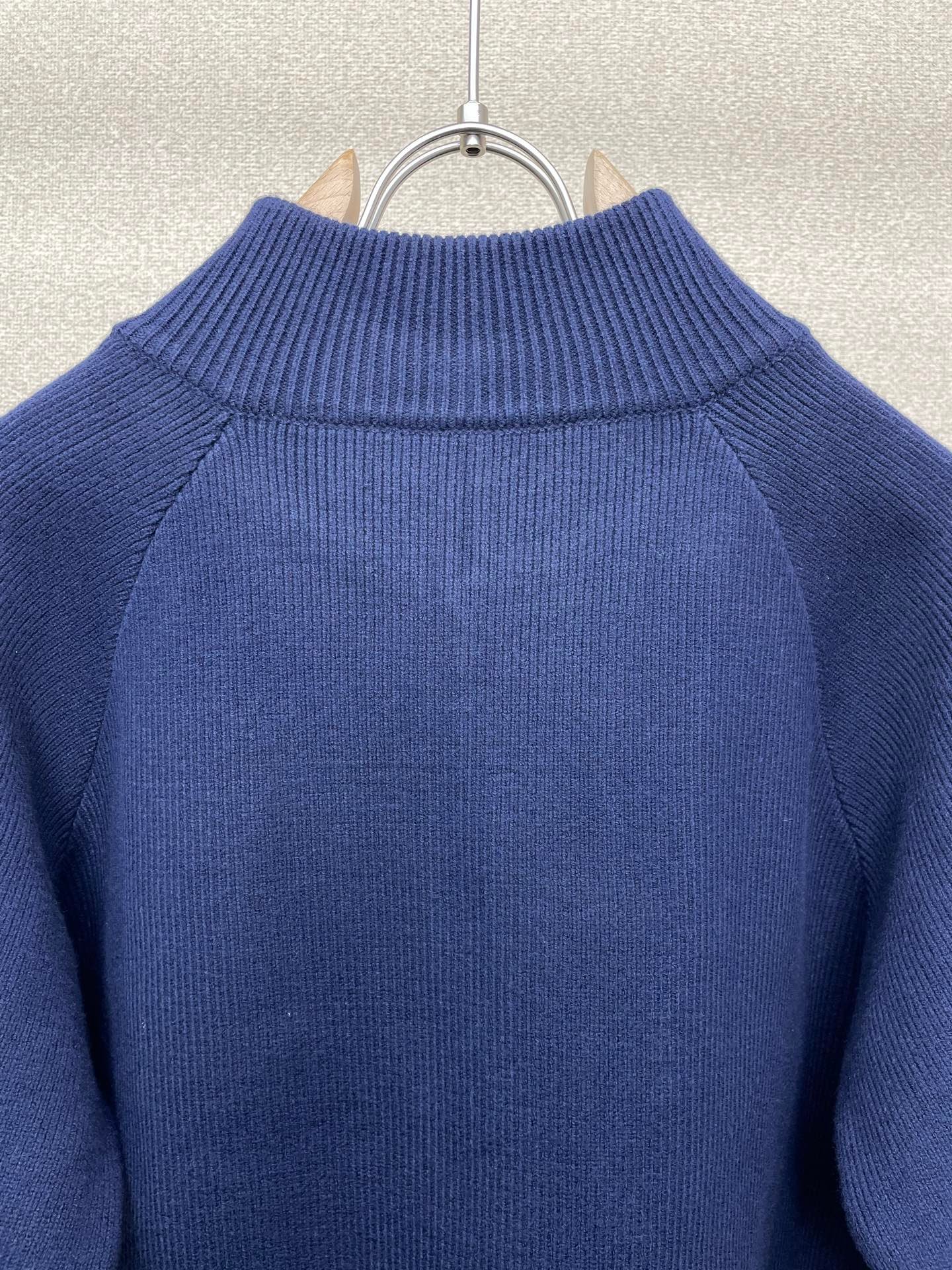 Louis Vuitton dark blue all-zipper wool blend sports shirt M6020703 - Image 10