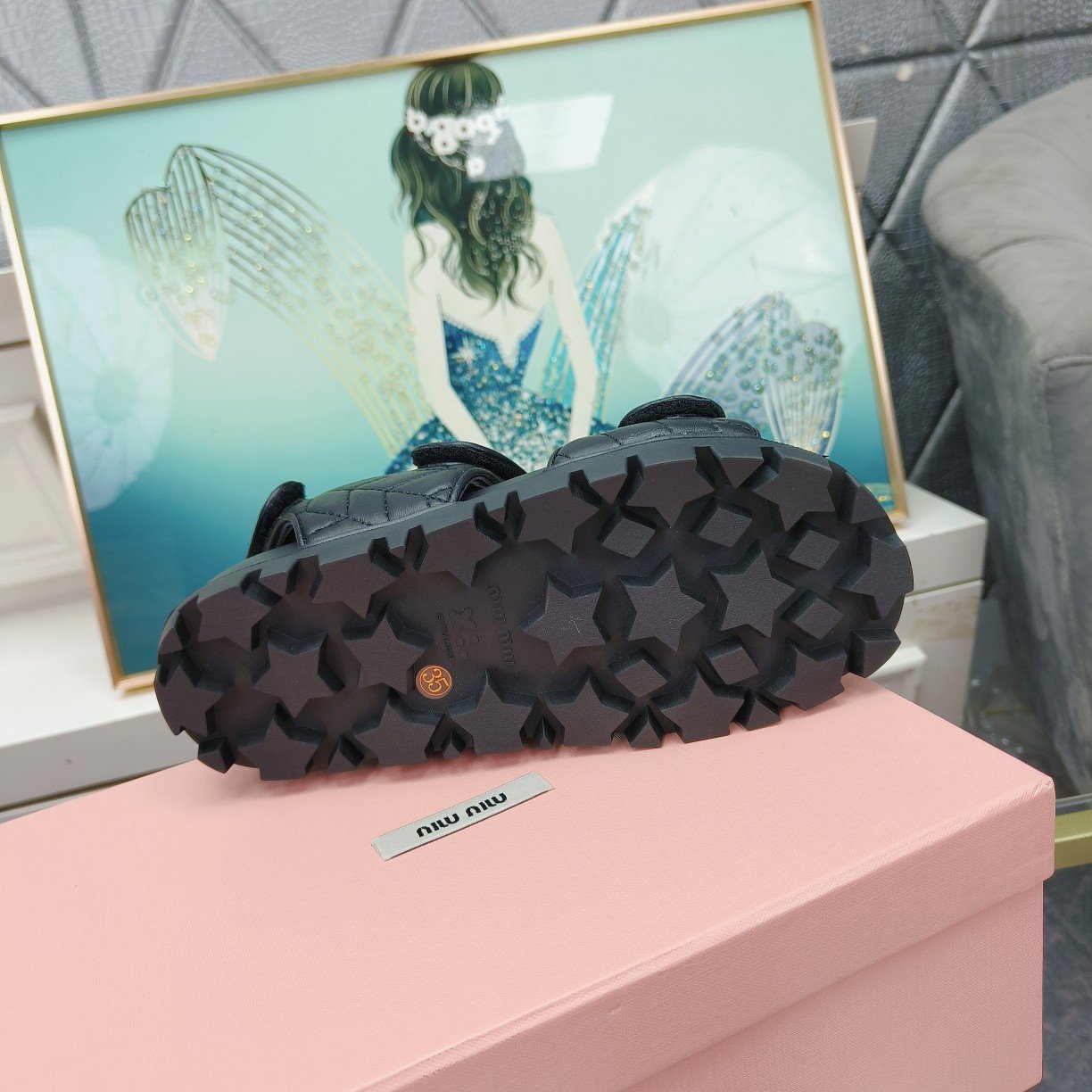 MIUMIU Velcro Beach Sandals B6021103 - Image 3