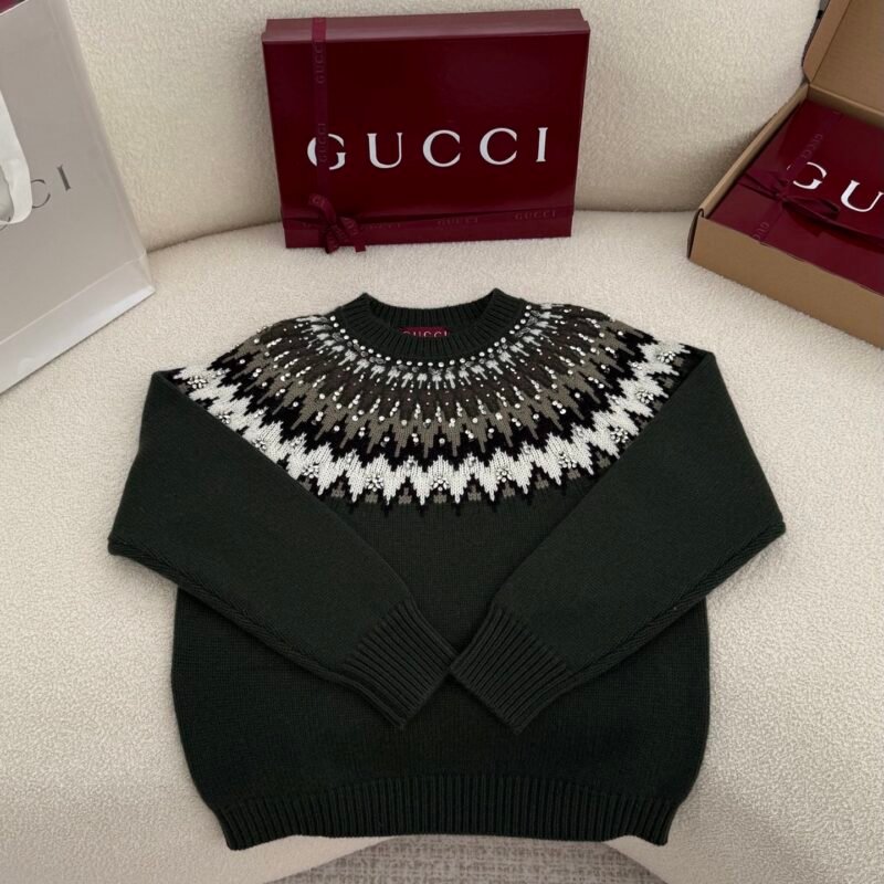 Gucci Norwegian wool jacquard sweater W6021108