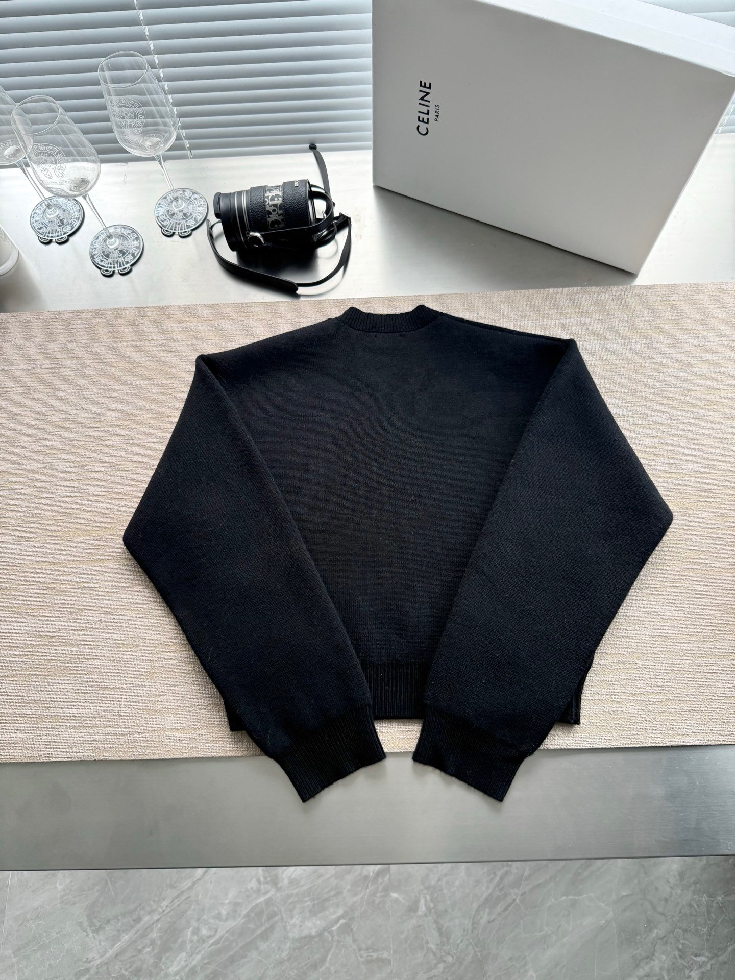 Celine jacquard round-neck sweater W6021503 - Image 3