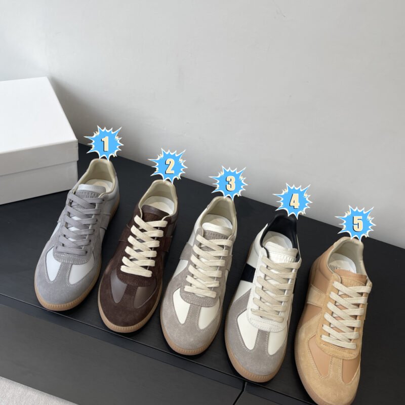 Maison Margiela Replica Leather and Nubuck Sport Shoes B6022406