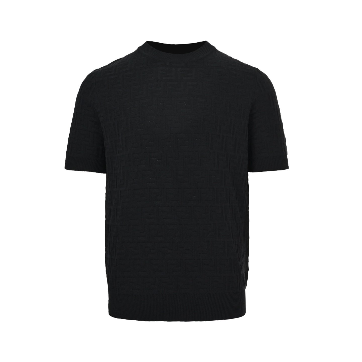 Fendi cotton knitted T-shirt M6022607 - Image 4