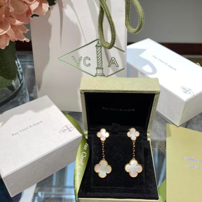 Van Cleef & Arpels 18K Yellow Gold Magic Alhambra Earrings B6022801