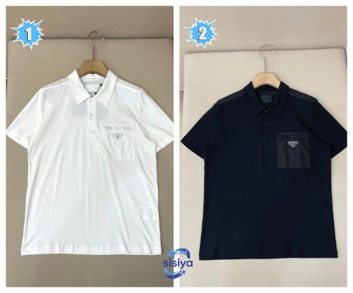 PRADA triangle-logo polo shirt M6021308